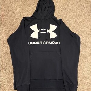 Under Armour Black and White Logo Hoodie